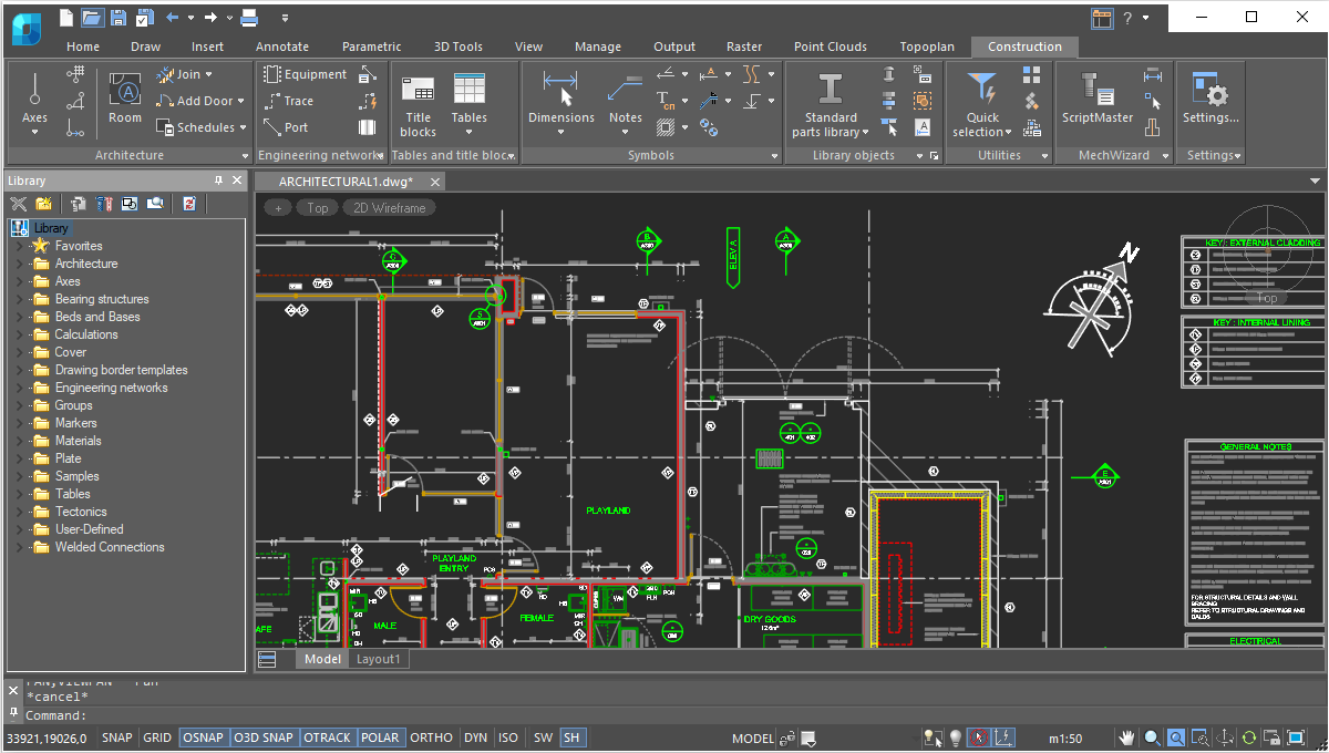 Parametrische Teile-Datenbank